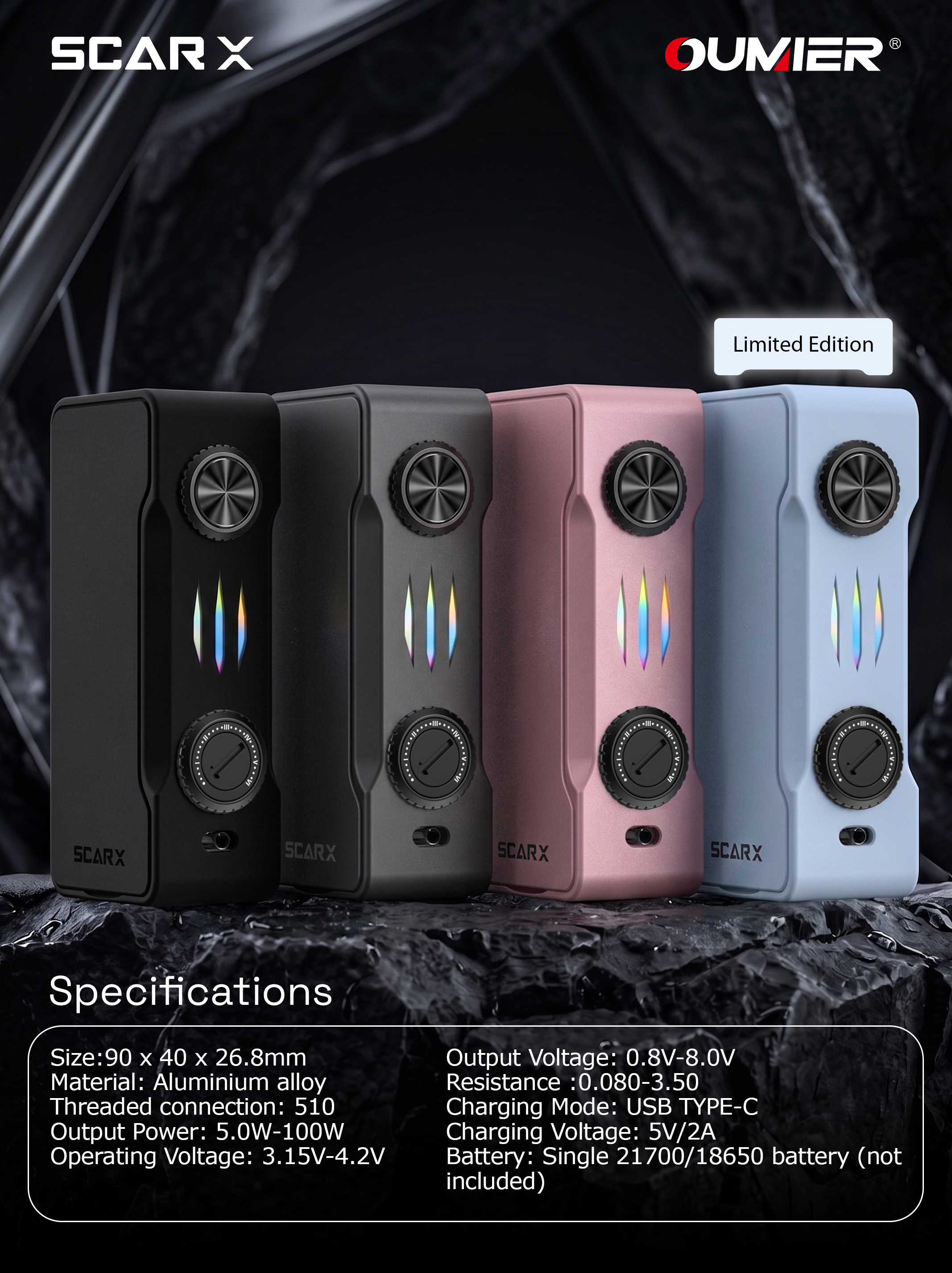 SCAR X Specifications